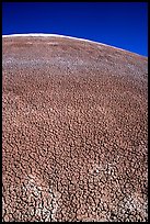 Curve of mudstone hill. Capitol Reef National Park, Utah, USA. (color)