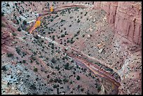 Goosenecks of Sulfur Creek. Capitol Reef National Park ( color)