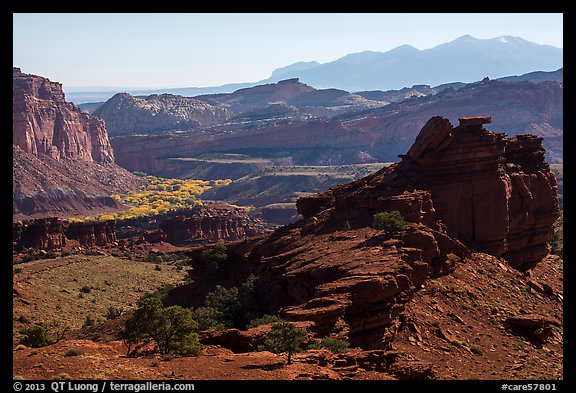 Morning from Sunset Point. Capitol Reef National Park, Utah, USA.