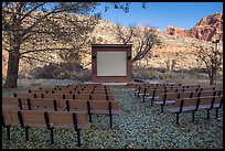 Fruita Campground Amphitheater. Capitol Reef National Park, Utah, USA.