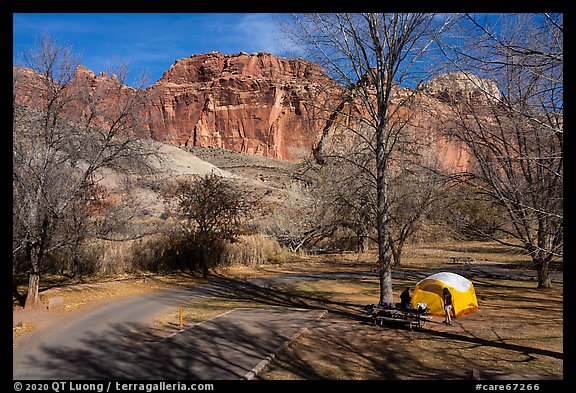 Fruita Campground. Capitol Reef National Park, Utah, USA.