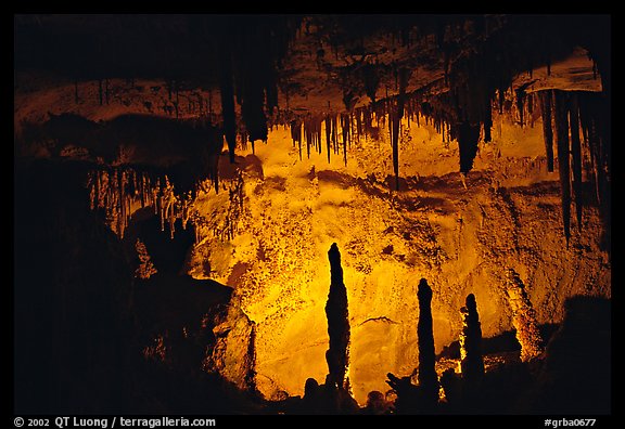 Stalactites and Stalacmites, Lehman Caves. Great Basin National Park, Nevada, USA.