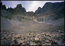 Moraine and North Face of Wheeler Peak. Great Basin  National Park ( color)