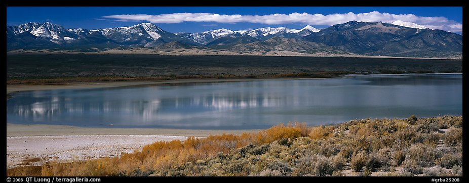 Pond and Snake range. Great Basin  National Park (color)