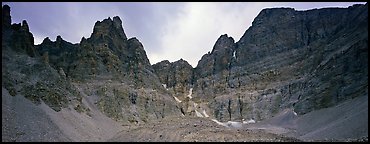 Mineral landscape, North Face of Wheeler Peak. Great Basin  National Park (Panoramic color)