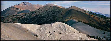 Snake Range ridge top. Great Basin  National Park (Panoramic color)