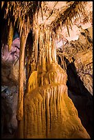 Column, Gothic Palace, Lehman Cave. Great Basin National Park ( color)