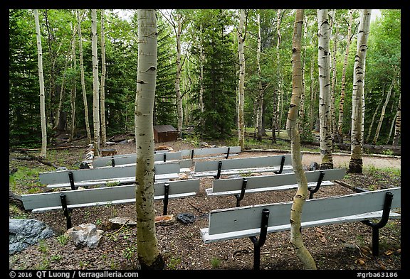 Amphitheater, Wheeler Peak Campground. Great Basin National Park (color)