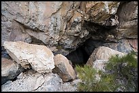 Pictograph Cave entrance. Great Basin National Park ( color)