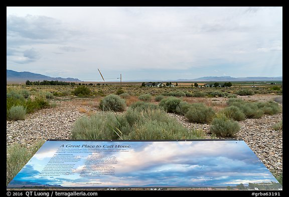 A Great Place to Call Home intepretive sign. Great Basin National Park (color)