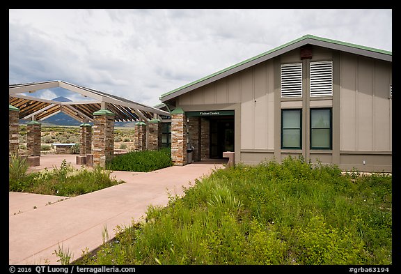 Great Basin Visitor Center. Great Basin National Park (color)