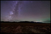 Milky Way over Snake Range. Great Basin National Park ( color)