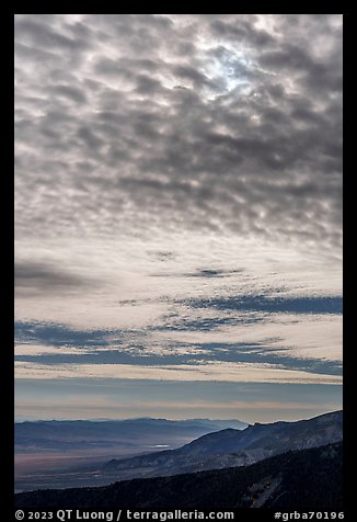 Annular eclipse of Oct 14, 2023 seen through clouds. Great Basin National Park (color)