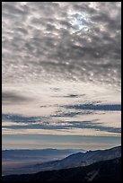 Annular eclipse of Oct 14, 2023 seen through clouds. Great Basin National Park ( color)