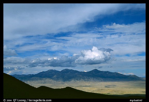Desert Mountain ranges. Great Basin National Park (color)