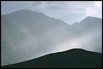 Rays over Snake Range. Great Basin National Park, Nevada, USA.