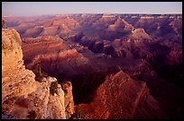 View from Yvapai Point, sunrise. Grand Canyon National Park, Arizona, USA. (color)