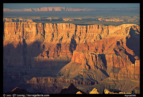 Desert View, sunset. Grand Canyon National Park (color)