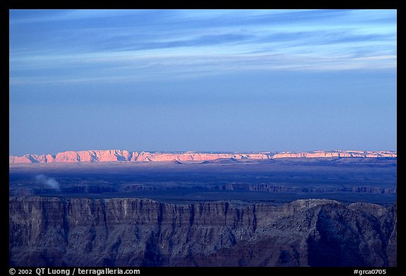 Painted Desert at sunset. Grand Canyon National Park (color)