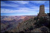 Watchtower, late afternoon. Grand Canyon National Park, Arizona, USA.