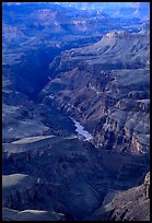 Granite Gorge, afternoon. Grand Canyon National Park, Arizona, USA.