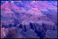 Granite Gorge, dusk. Grand Canyon National Park, Arizona, USA. (color)