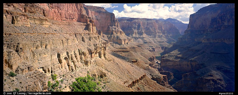 Secondary Canyon. Grand Canyon National Park (color)