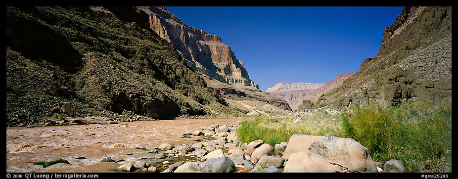 Inner Canyon landscape. Grand Canyon National Park (color)