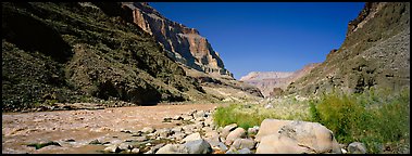 Inner Canyon landscape. Grand Canyon National Park (Panoramic color)