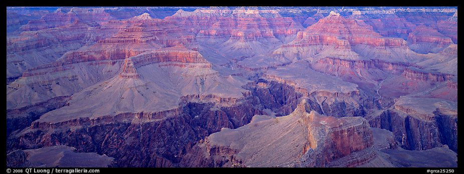 Buttes and Granite Gorge. Grand Canyon  National Park (color)