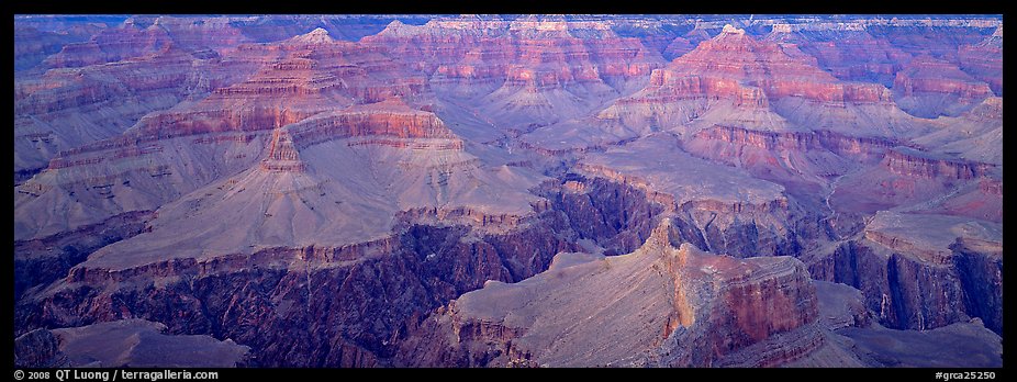 Buttes and Granite Gorge. Grand Canyon National Park (color)