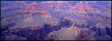 Buttes and Granite Gorge. Grand Canyon National Park (Panoramic color)