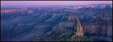 Scenery seen from Point Imperial. Grand Canyon  National Park (Panoramic color)