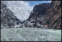 Water splash from Sockdolager Rapids. Grand Canyon National Park ( color)