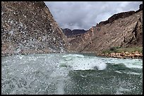 Water splash and waves, Crystal Rapids. Grand Canyon National Park ( color)