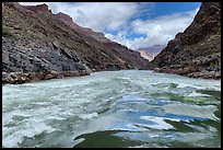 Tongue of a rapid near Ruby Canyon. Grand Canyon National Park ( color)