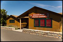 Desert View visitor center by night. Grand Canyon National Park, Arizona, USA.