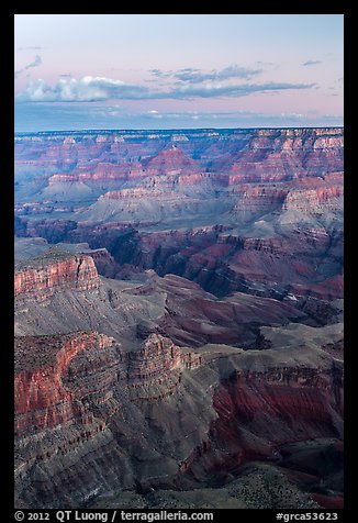 View from Moran Point at dawn. Grand Canyon National Park, Arizona, USA.