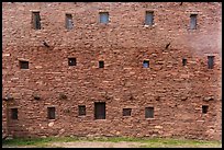 Hopi House back wall. Grand Canyon National Park, Arizona, USA. (color)