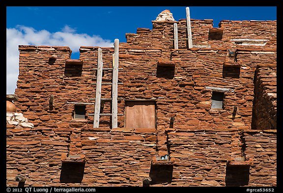 Facade of Hopi House. Grand Canyon National Park, Arizona, USA.