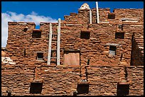 Facade of Hopi House. Grand Canyon National Park, Arizona, USA. (color)