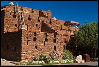 Hopi House in pueblo style. Grand Canyon National Park, Arizona, USA. (color)
