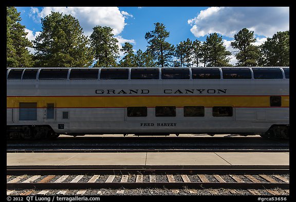 Grand Canyon railway. Grand Canyon National Park, Arizona, USA.