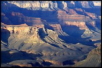 Distant cliffs seen from Cape Royal, morning. Grand Canyon National Park ( color)