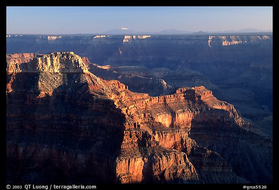 View from Point Sublime, sunset. Grand Canyon  National Park, Arizona, USA.