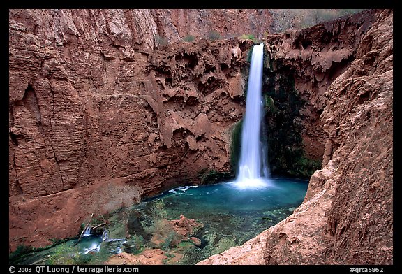 Mooney falls. Grand Canyon  National Park, Arizona, USA.