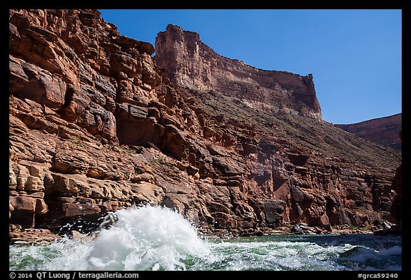 Wave in Marble Canyon. Grand Canyon National Park (color)