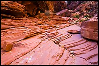 Sandstone terraces, North Canyon. Grand Canyon National Park, Arizona, USA.