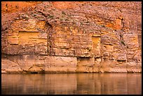 Geometric cliffs and reflections, Marble Canyon. Grand Canyon National Park ( color)