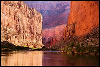 River-level view of redwalls in Marble Canyon. Grand Canyon National Park ( color)